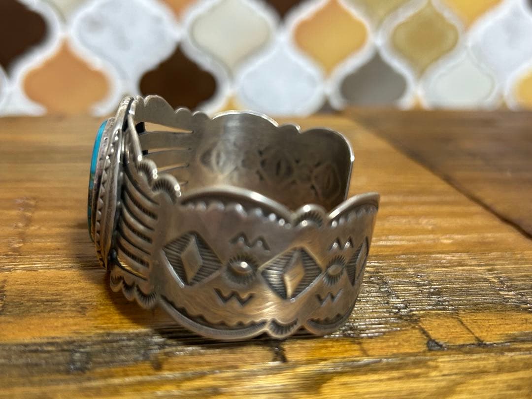 x*x様 ヴィンテージ　激レア　ナバホ　NAVAJO ターコイズ　バングル