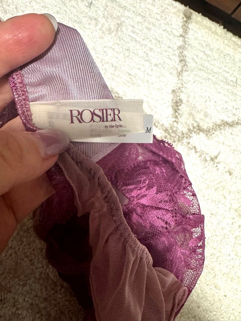 【新品未使用】ROSIER ブラショーツセットE75ピンク