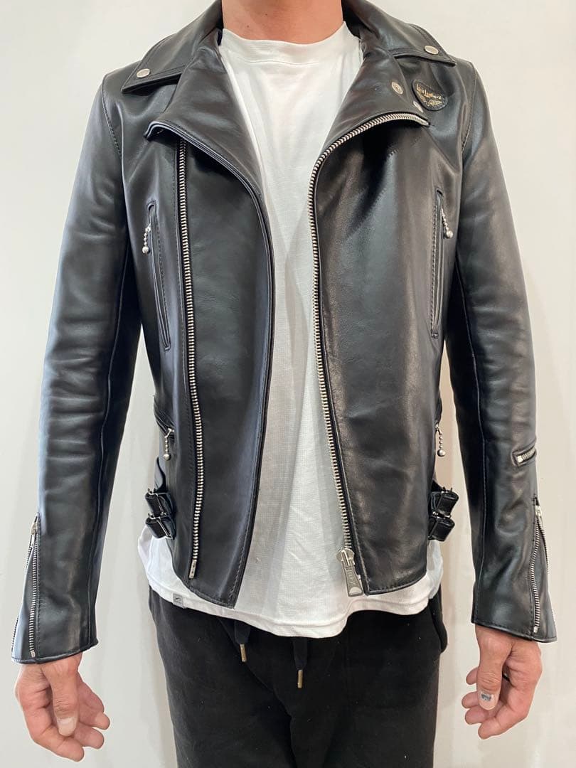 Md Tokyo Lewis Leathers ライトニング　ブラック38