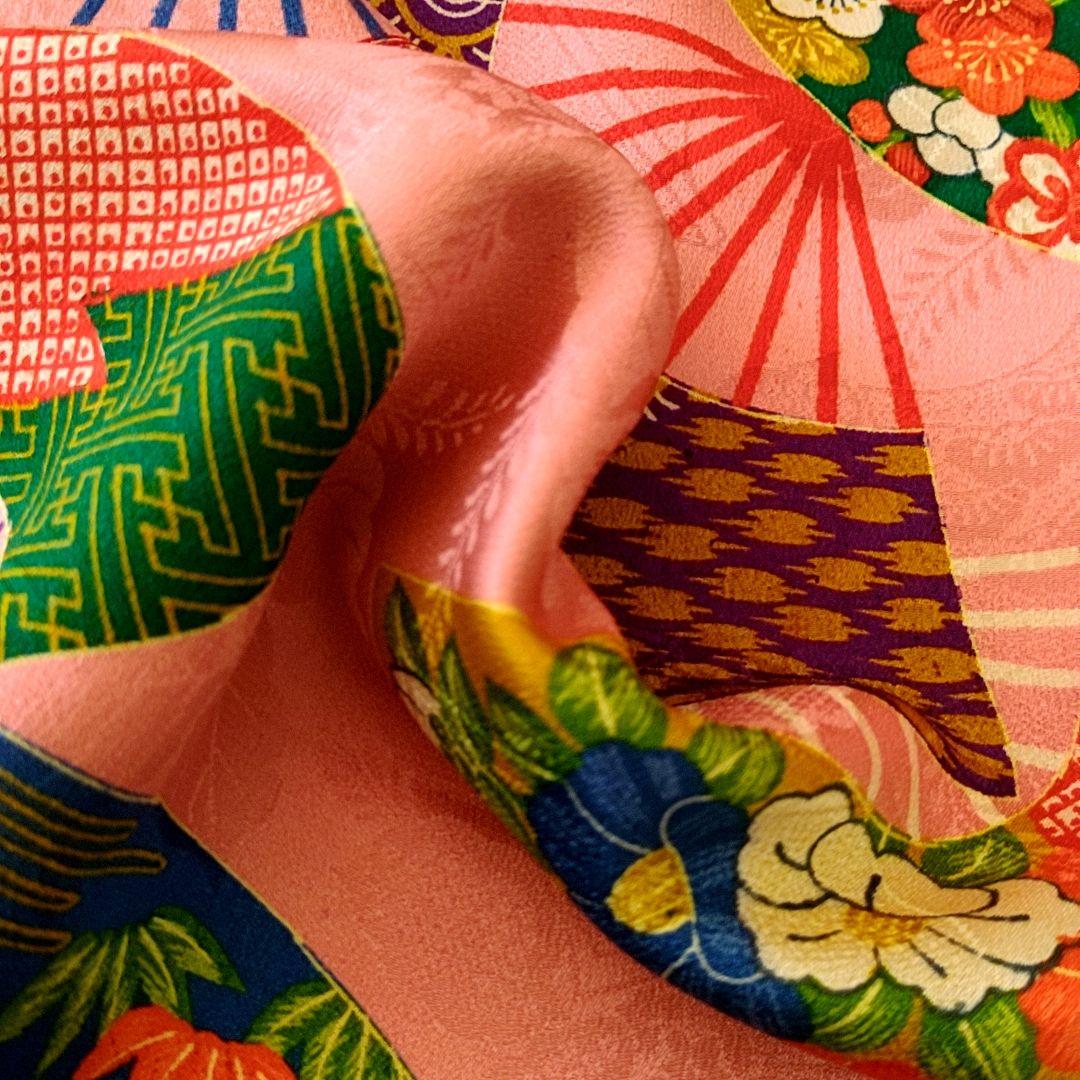 どんこ様用 希少！アンティーク子供着物 ジュニアサイズ 十三参り ハーフ成人式