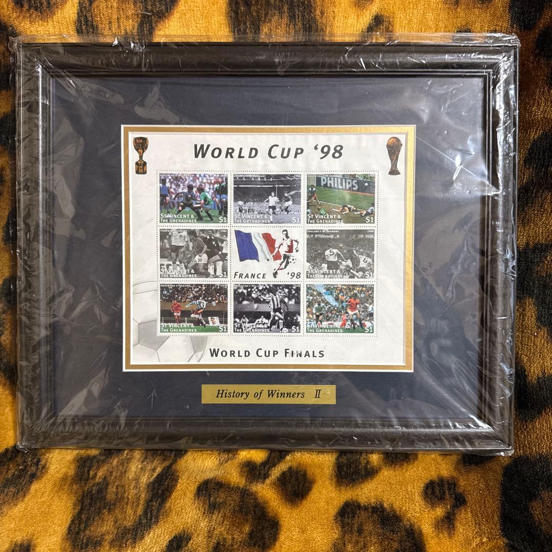 切手　football 1998年WORLD CUP記念　France サッカー