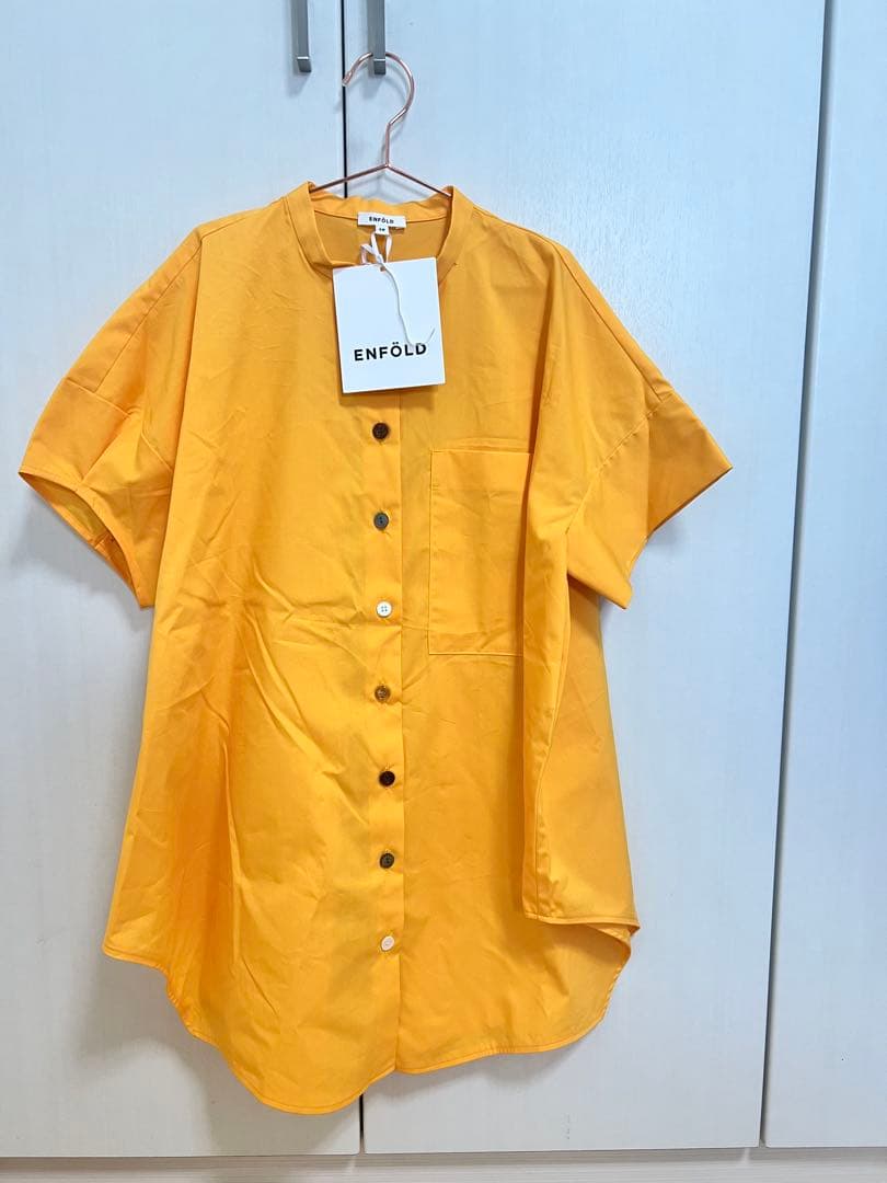 大幅お値下げ！ENFOLD HALFSLEEVE HEXAGON-SHIRT