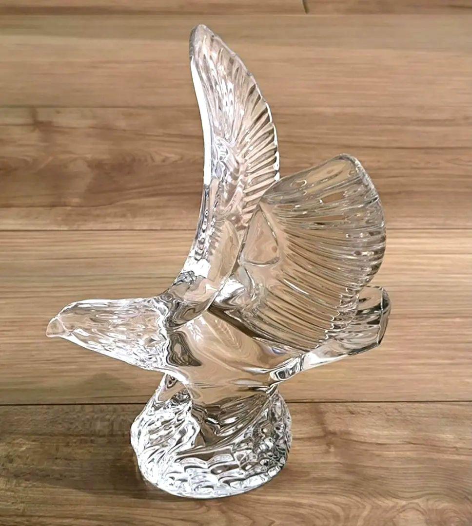 ウォーターフォード クリスタルガラス 鷲 鷹イーグル 置物