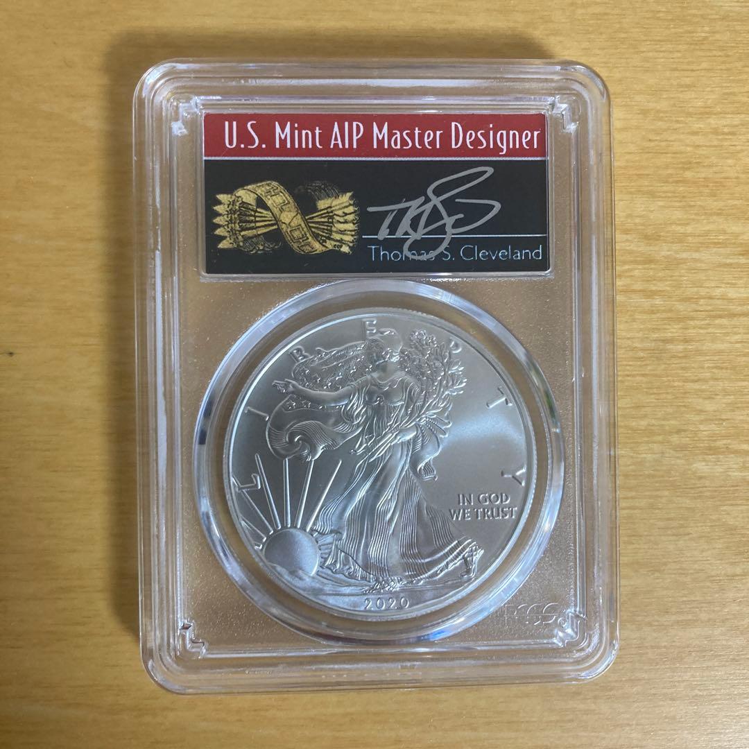 2020 PCGS MS70 シルバーイーグル silver eagle