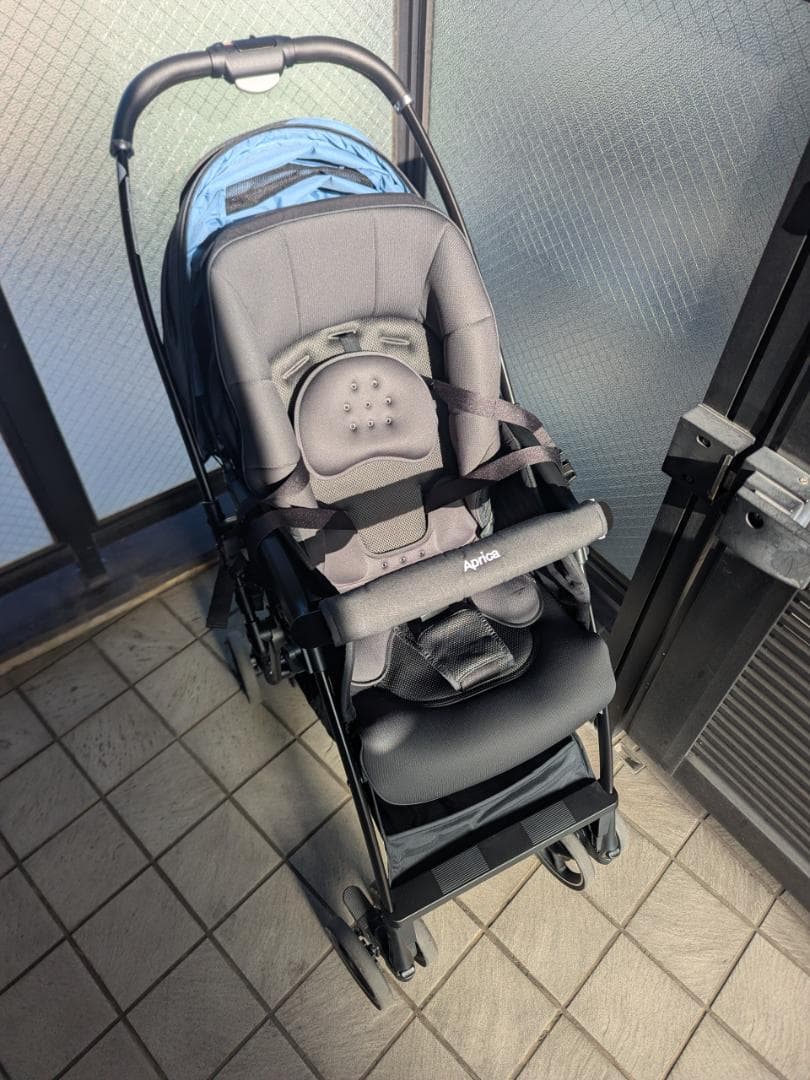 【ベビーカー】Aprica ラクーナ クッション AG グレー