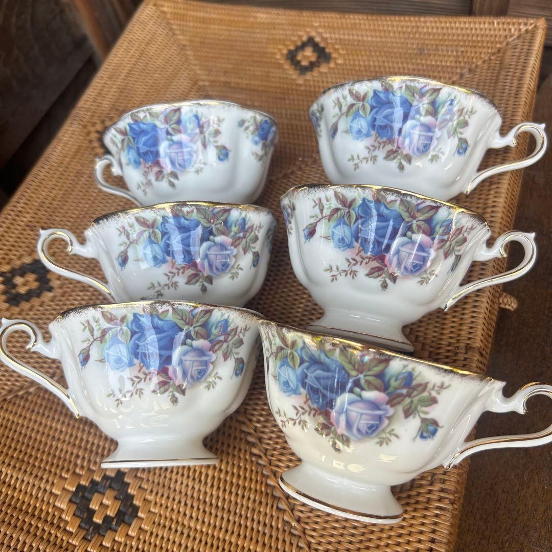 ロイヤルアルバート ムーンライトローズ 6客セット