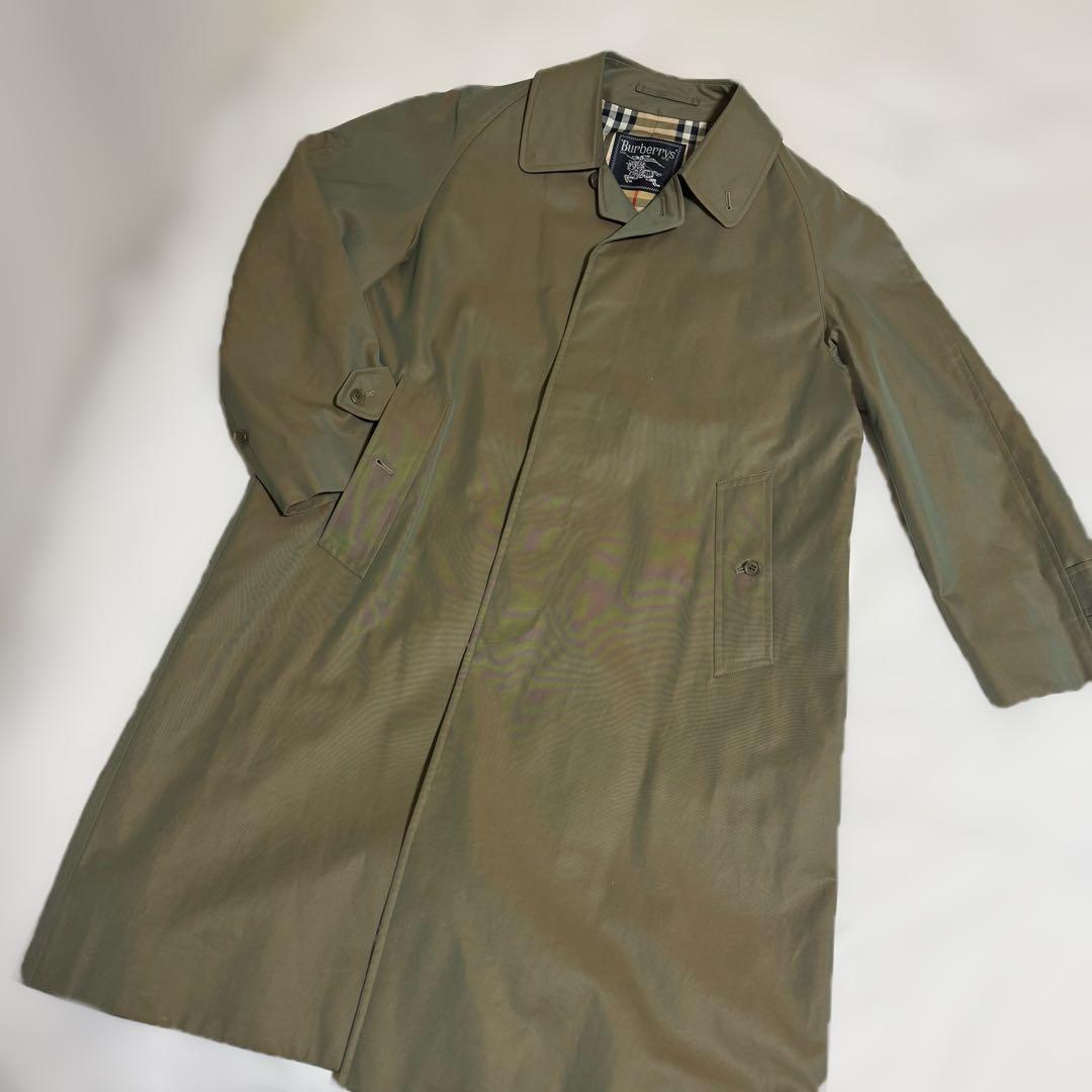 【 美品 】BURBERRY ステンカラーコート ノバチェック レア