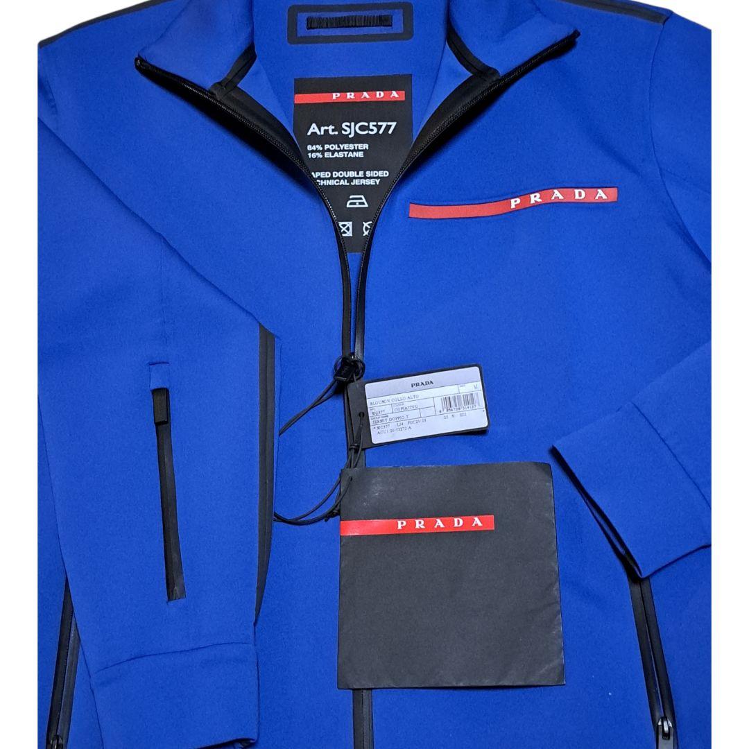 値下中　プラダ ダブルテクニカルジャージー 　スウェット　ジャケット ブルゾンM