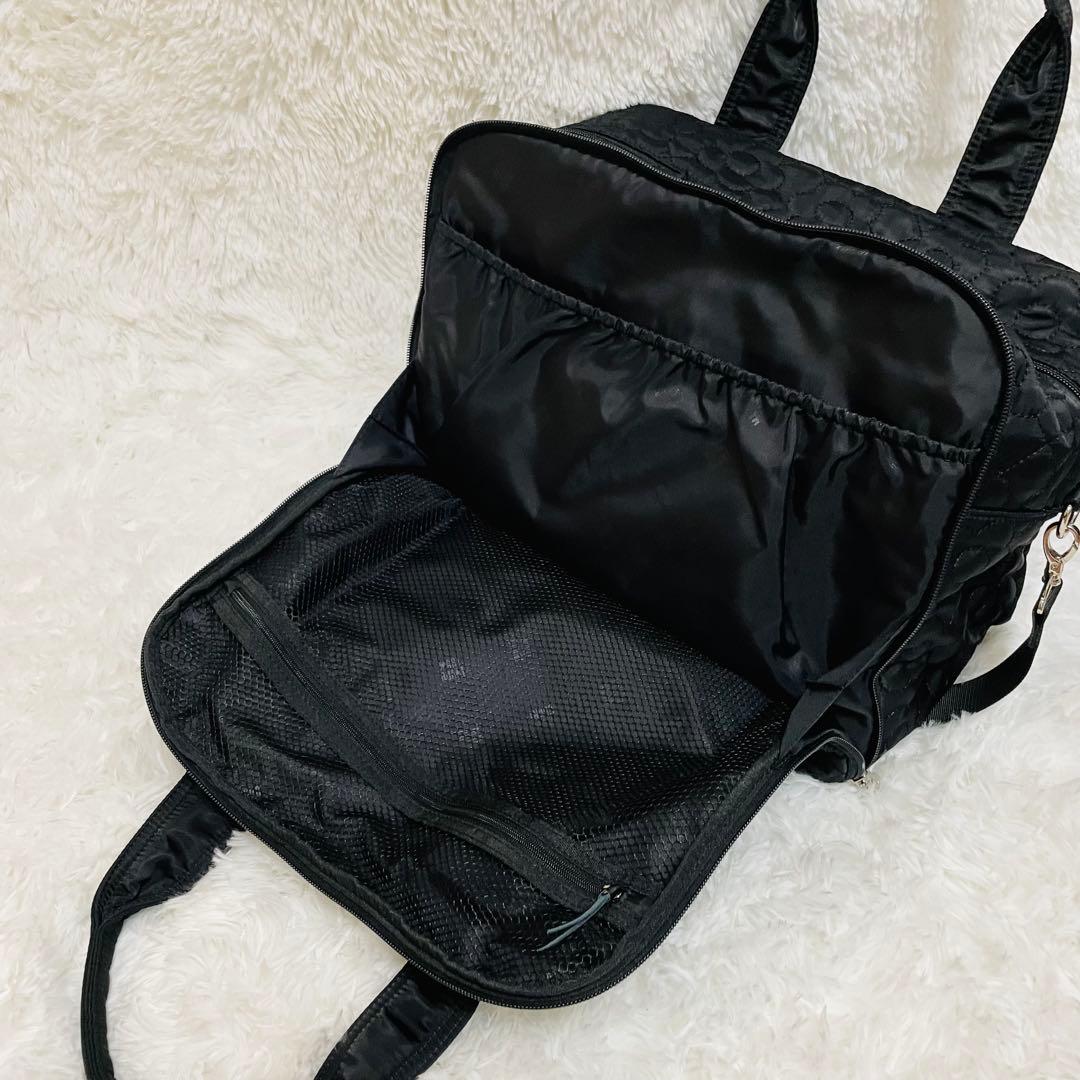 マリークワント デイジーキルトボストンバッグ　キャリーオンバッグ