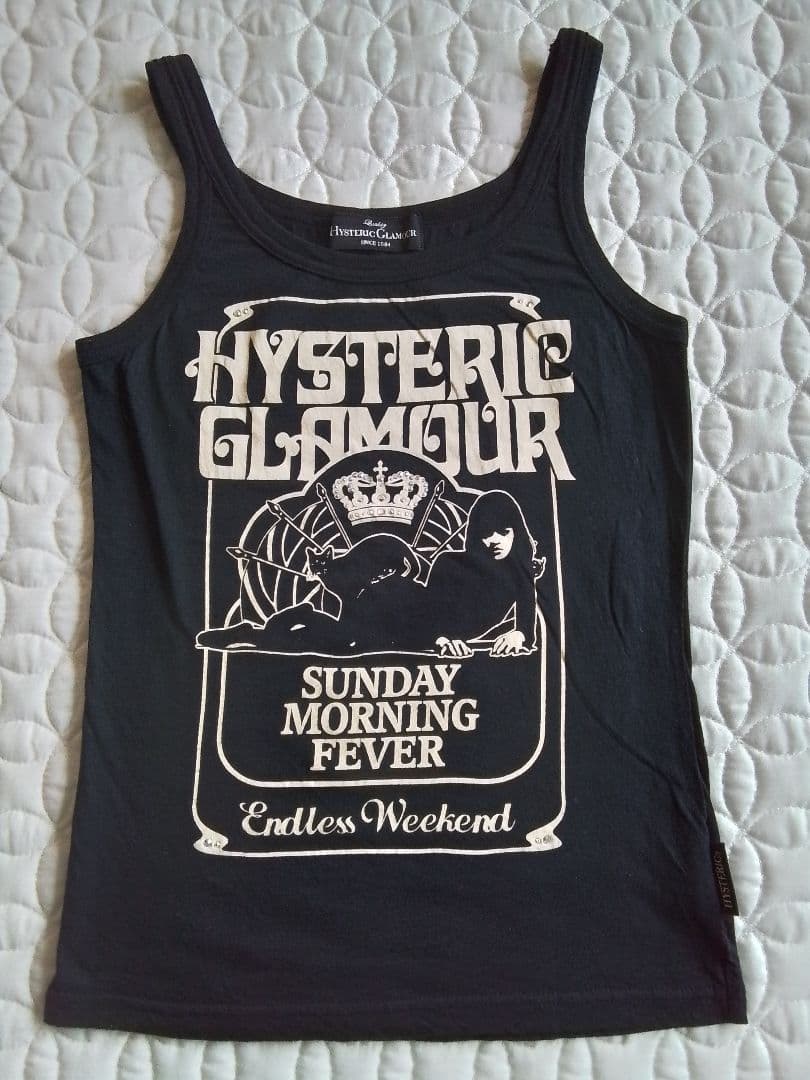 Hysteric Glamour 00s タンクトップ ラインストーン
