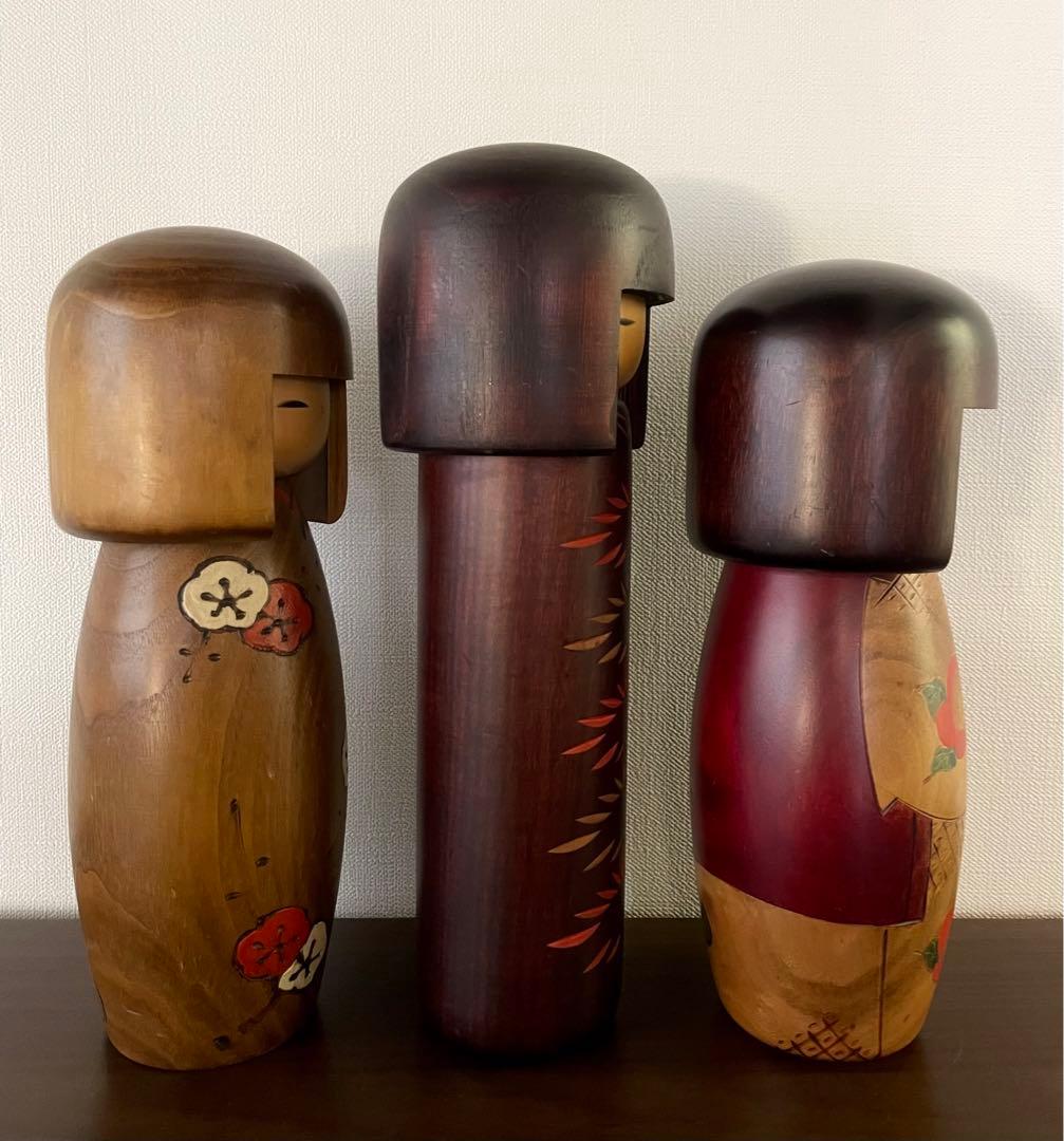卯三郎 創作 こけし セット まとめ レトロ 可愛い kokeshi 人形