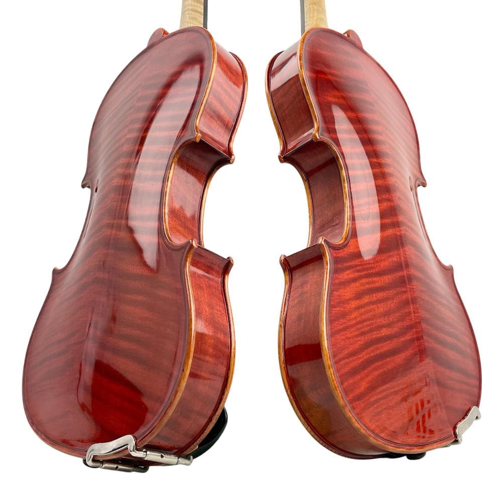 極美品●鈴木バイオリン● No.330 1/2 2008年製 極艶虎杢 上位