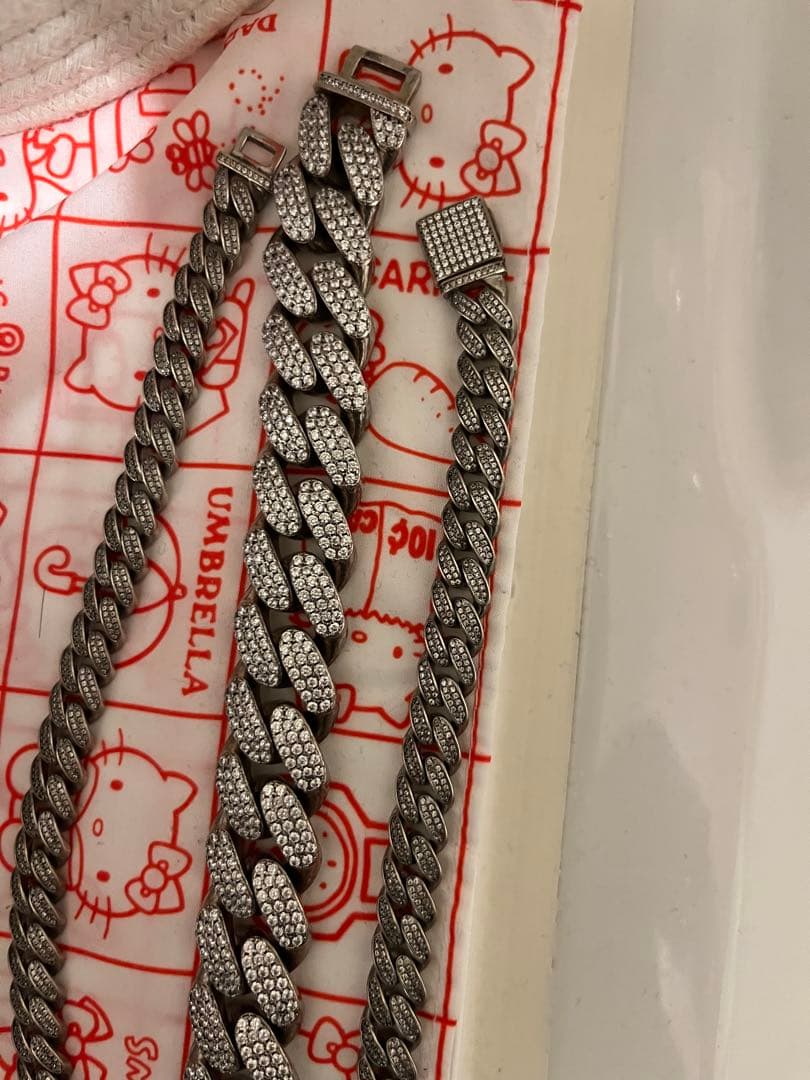 AVALANCHE 喜平マイアミシルバー925チェーンリンクブレスレット