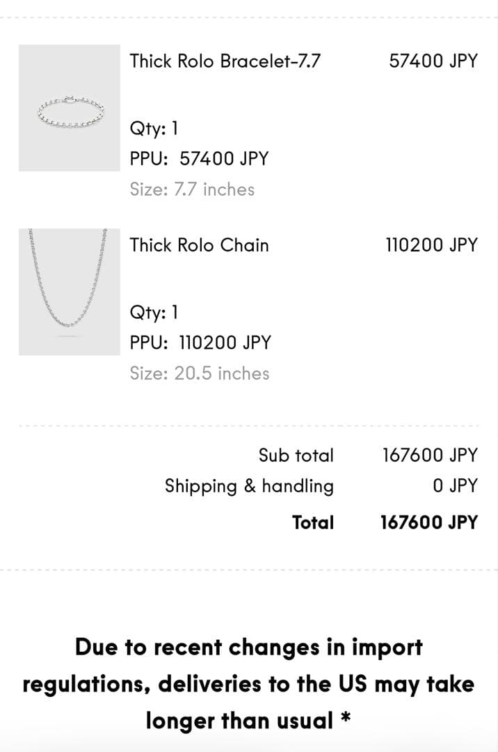 ほぼ新品！TOM WOOD Thick Rolo chain セット売り