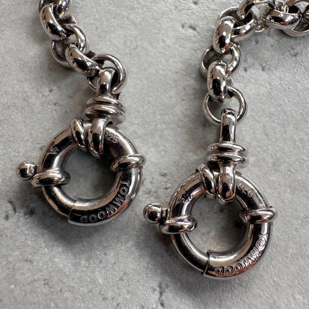 ほぼ新品！TOM WOOD Thick Rolo chain セット売り