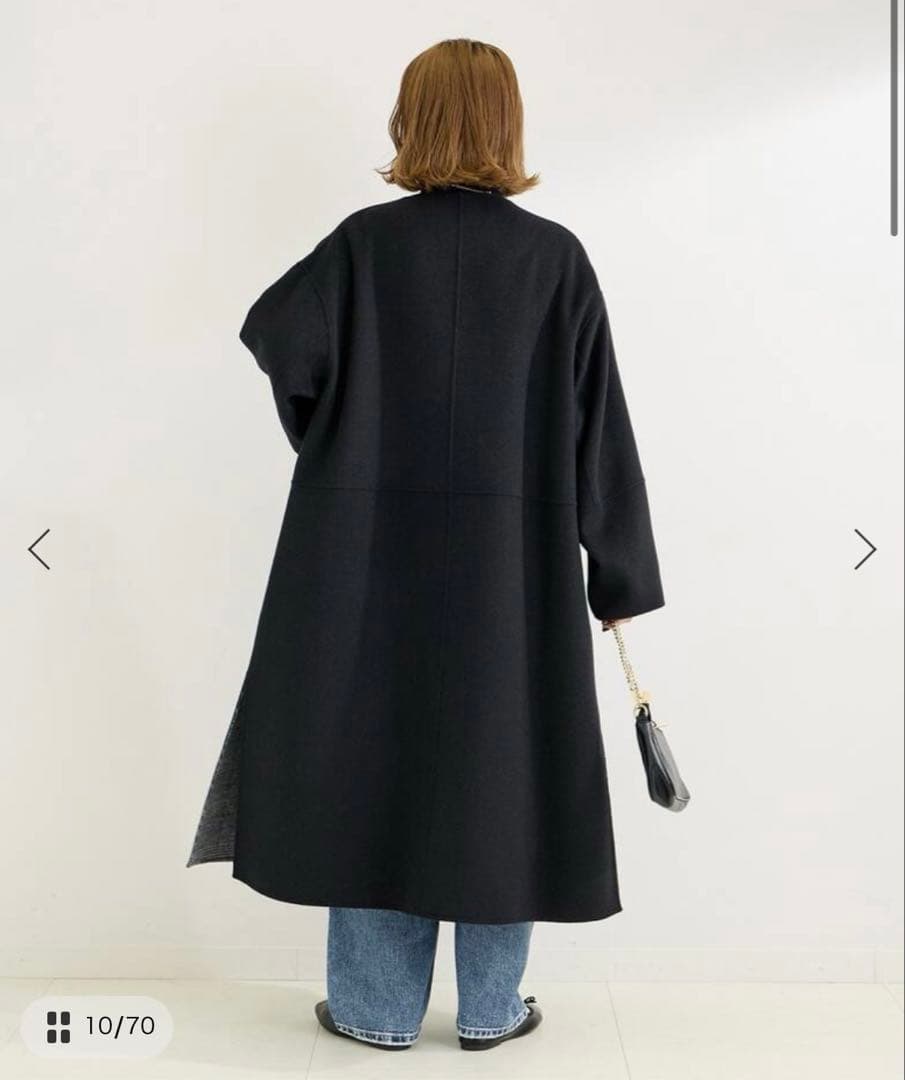 B.C STOCK S120ブレンドリバーシブルコート 黒S