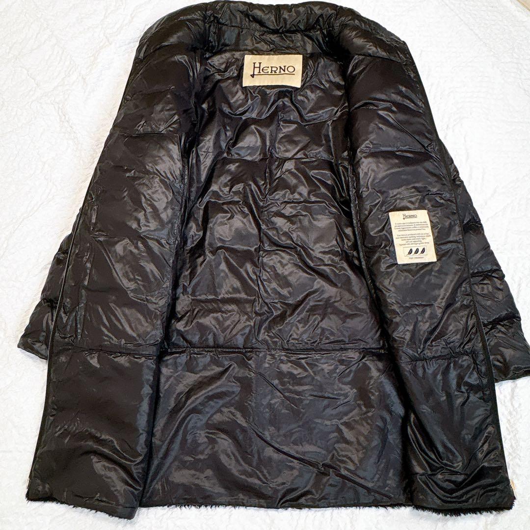 定価17万✨超軽量HERNO エコファー切替　スタンドカラーダウンコート