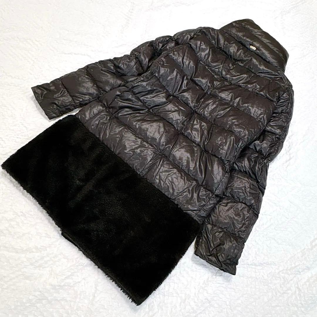 定価17万✨超軽量HERNO エコファー切替　スタンドカラーダウンコート