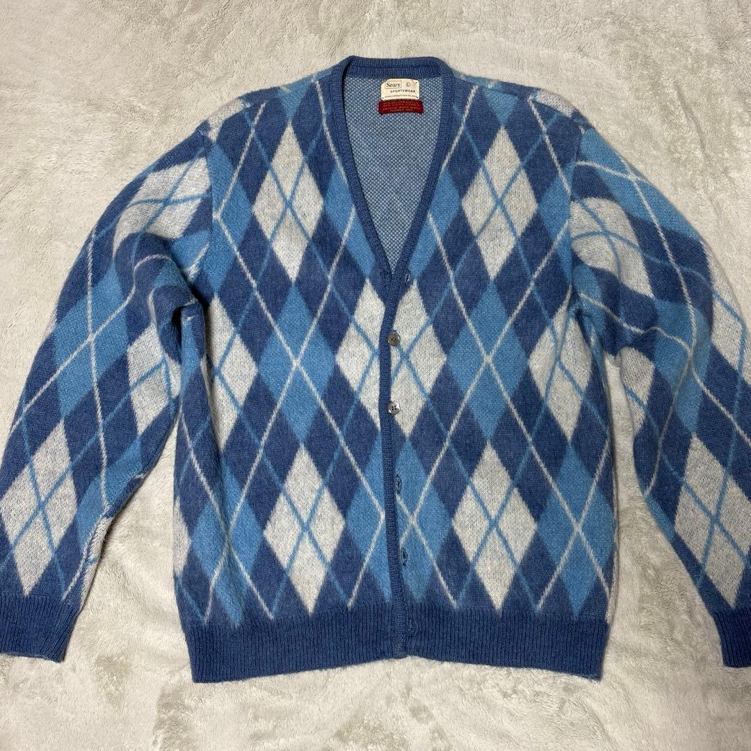 sears モヘアカーディガン