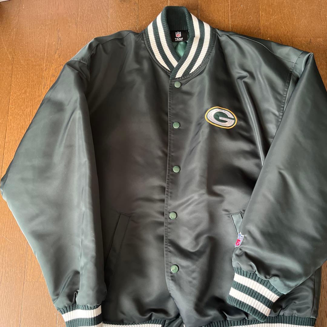 NFL Green Bay Packers サテンジャケット Mサイズ