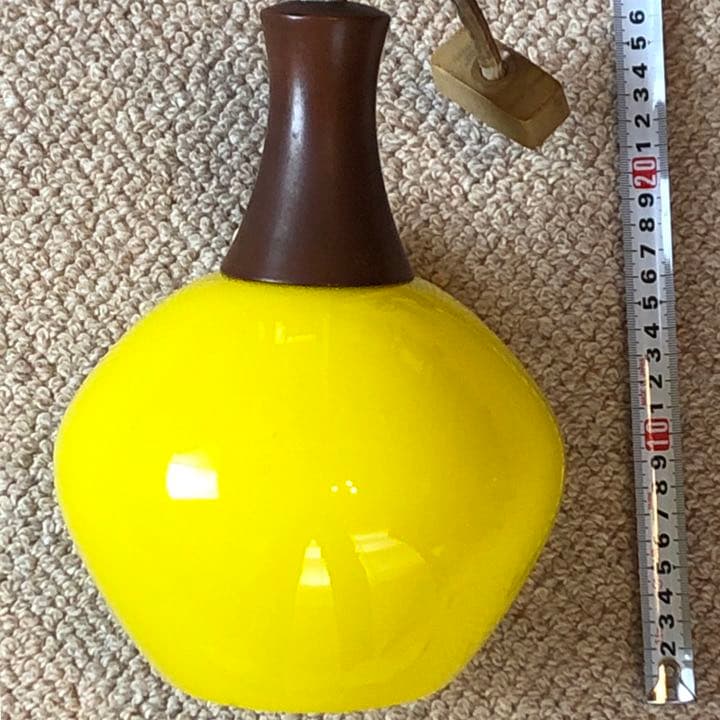 再最終値下げ❗️昭和レトロ ビンテージ天井吊り下げライト（ガラス製）