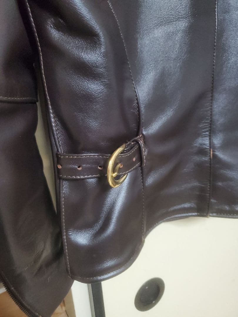 vanson　バンソン レザージャケット茶芯 激レア 34