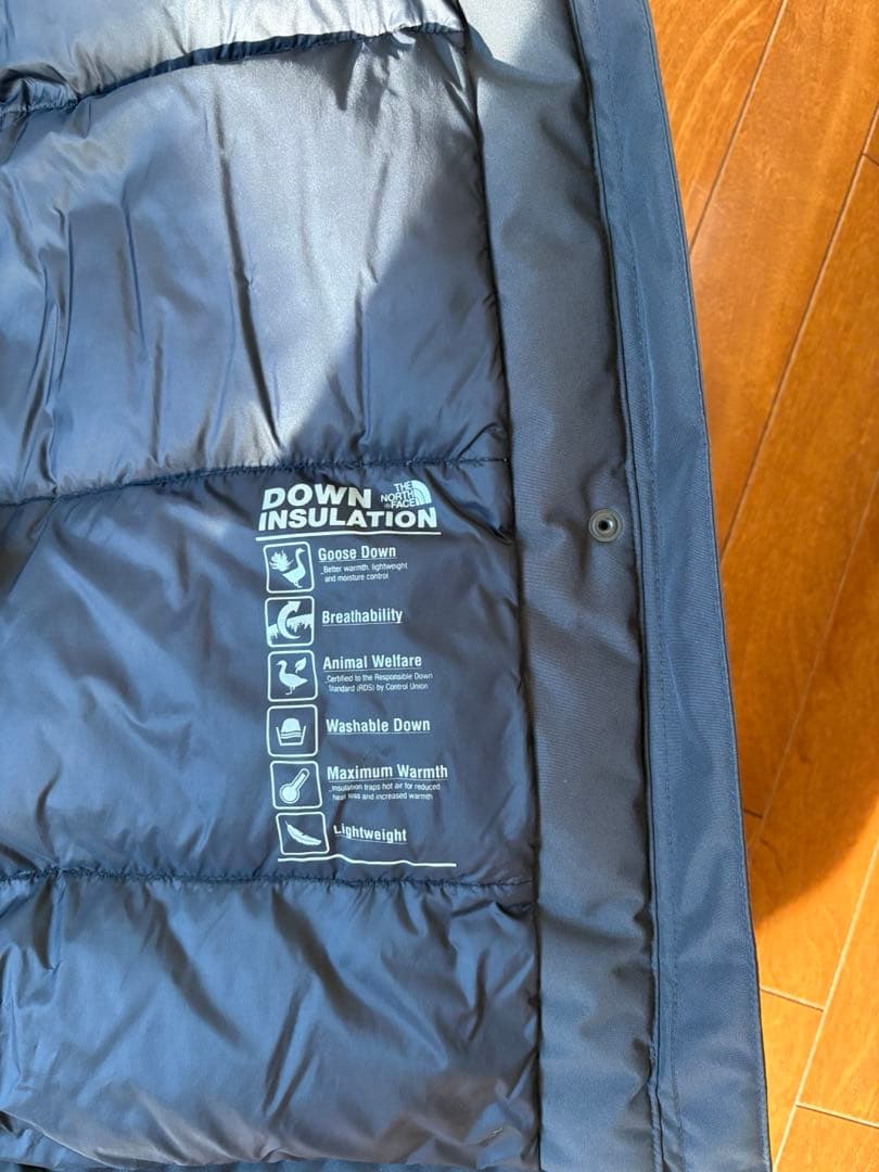 ダウンジャケット フード付き ブラック