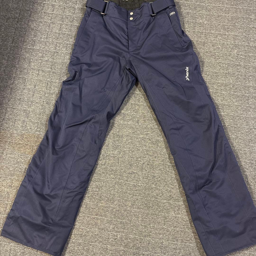 限定値下げ Phenix スキーパンツ ネイビー XL 丈・ウエスト調節可能