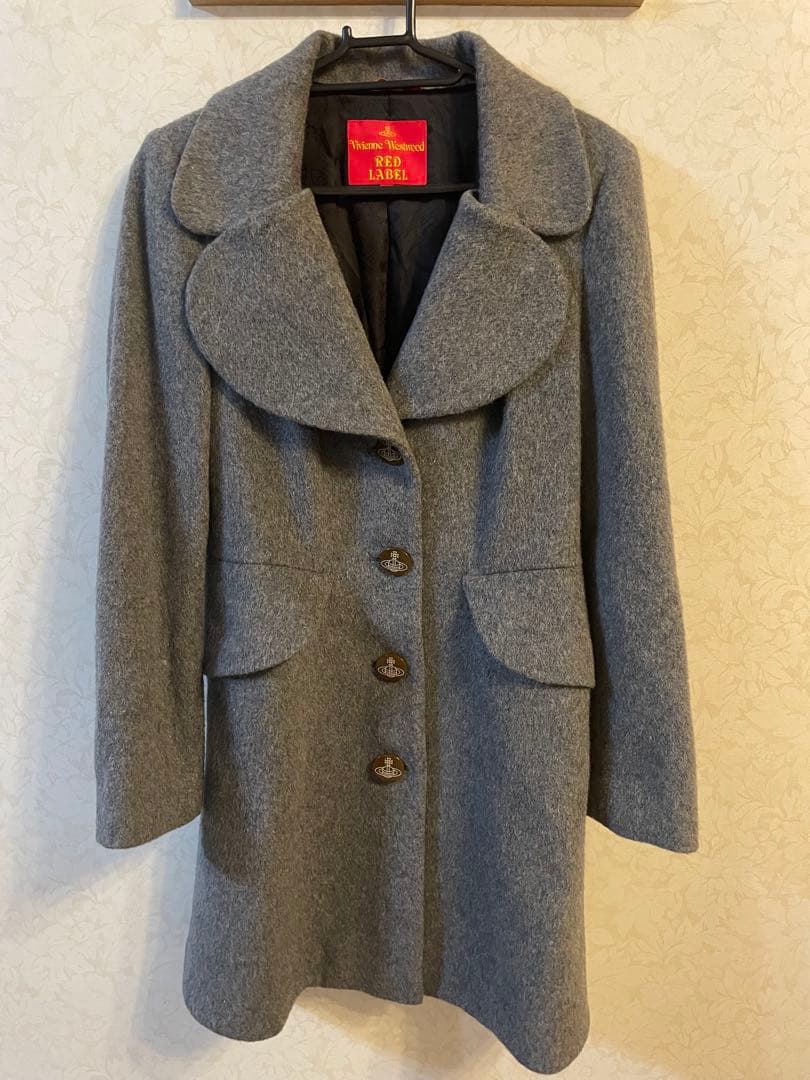 ✨【Vivienne Westwood】✨ハートモチーフコート（グレー）サイズ2
