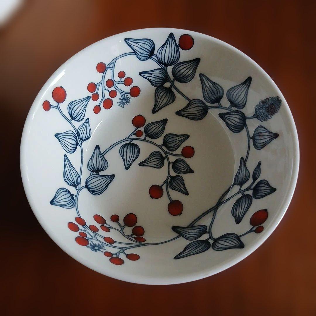 ARABIA Runo フロストベリー　ボウル 17cm