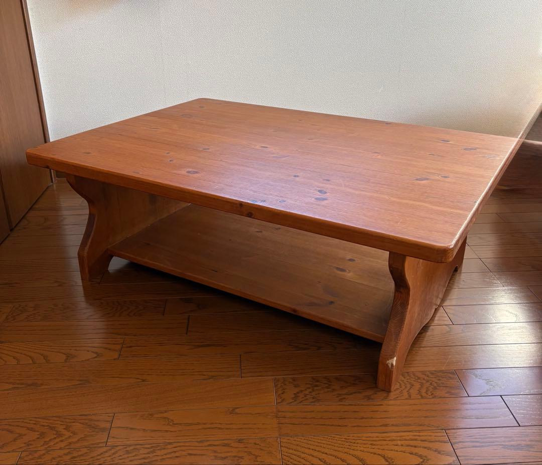 カントリーハート型のくり抜きローテーブル コーヒーテーブル