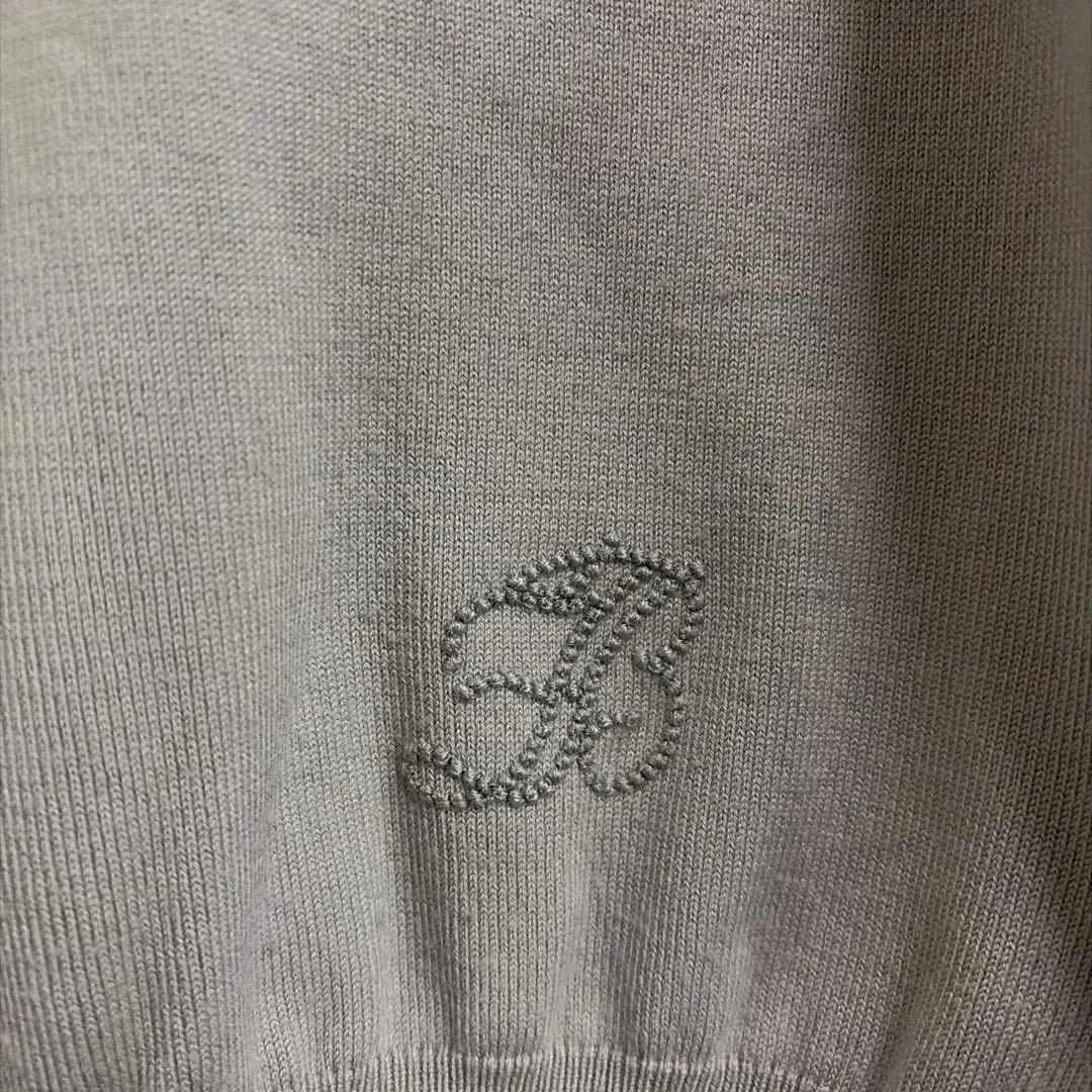 フォクシー　ニット 2022Lunetta グレージュ　38 ロゴ刺繍42614