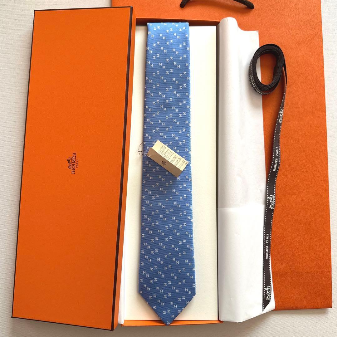 エルメス ネクタイ《デジタルH》新品 未使用