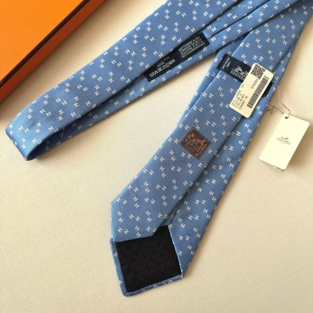 エルメス ネクタイ《デジタルH》新品 未使用