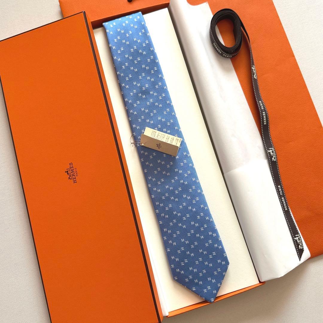 エルメス ネクタイ《デジタルH》新品 未使用