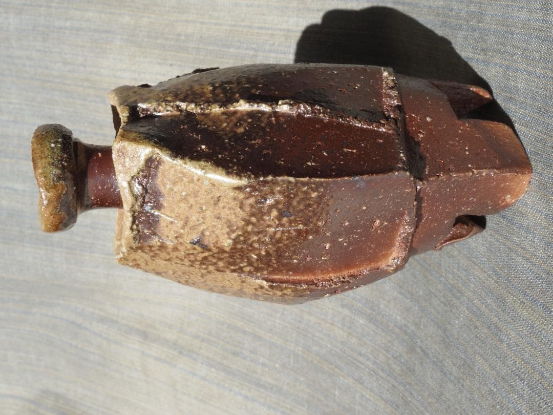 隠崎隆一【師：人間国宝　伊勢崎淳】★備前徳利