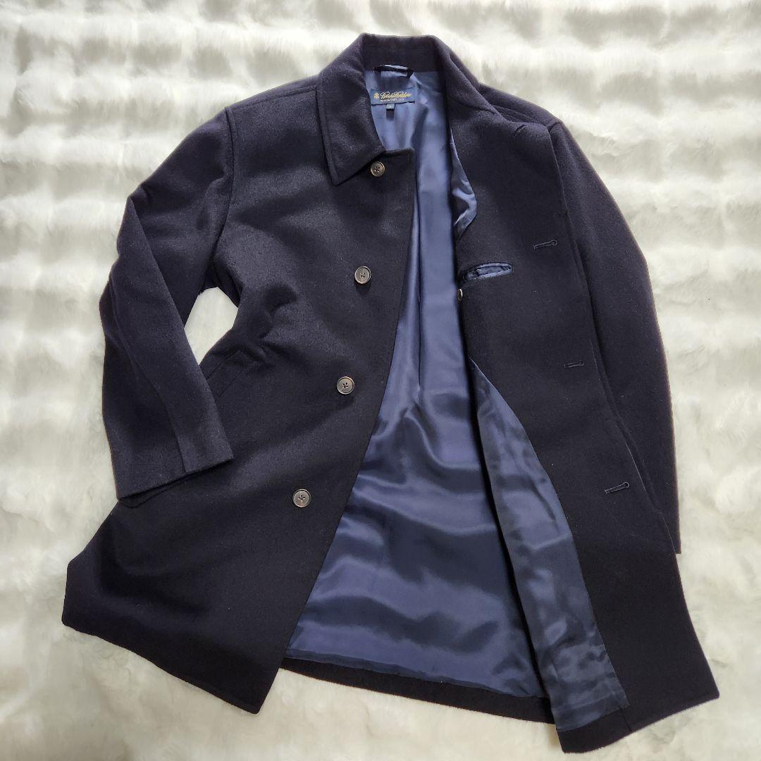 ブルックスブラザーズ ステンカラーコート ウール 比翼 Sサイズ