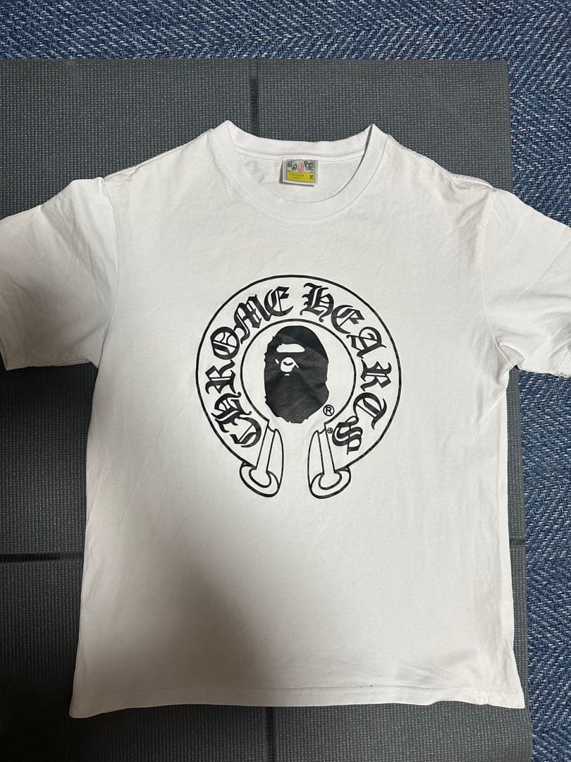 A BATHING APE CHROME HEARTS Tシャツ