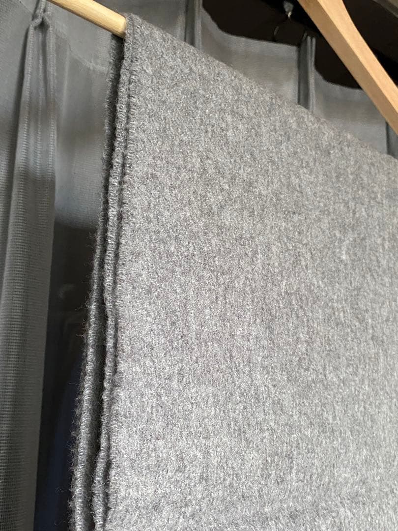 Johnstons of Elgin ピュアカシミヤストールマフラー グレー