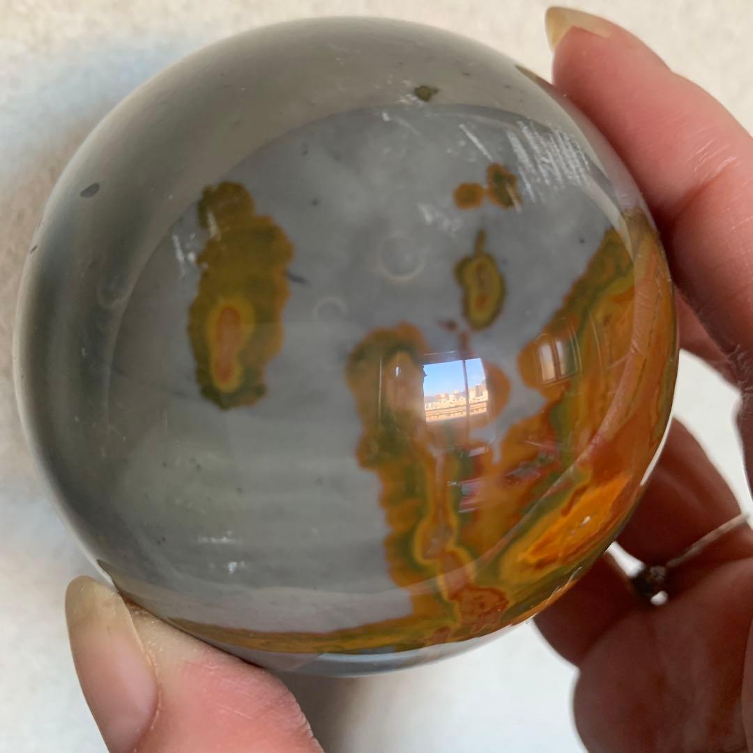 激レア！マダガスカルオーシャンジャスパー大玉70.1mm まるで絵画のよう♡