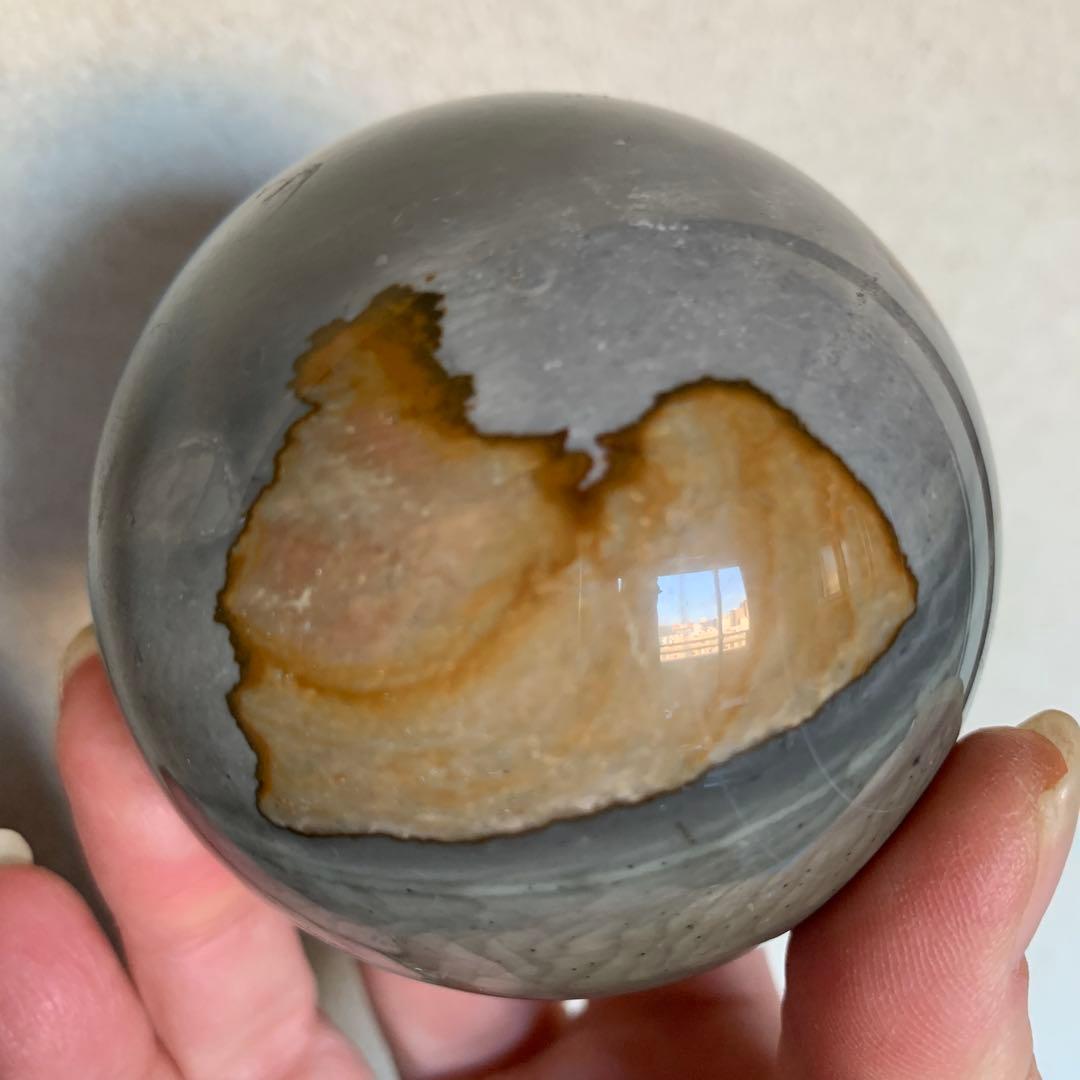 激レア！マダガスカルオーシャンジャスパー大玉70.1mm まるで絵画のよう♡