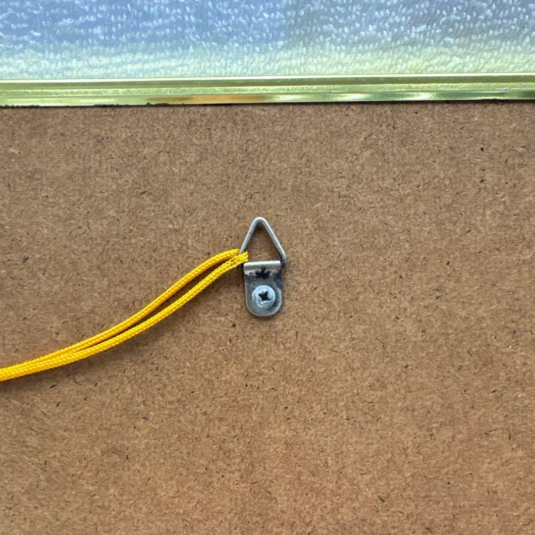 矢沢永吉　Ｅ.YAZAWA 鏡　パブミラー　昭和レトロ　極美品　金縁