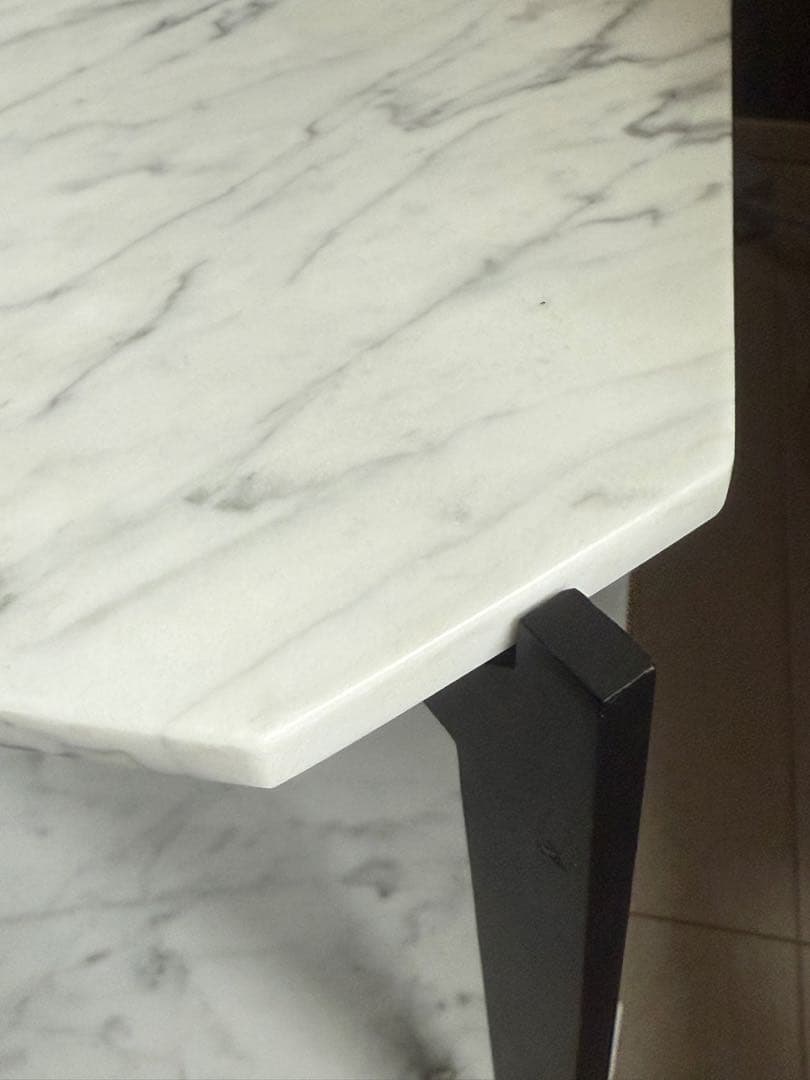 アルモニア Rafia センターテーブル ホワイト　大理石