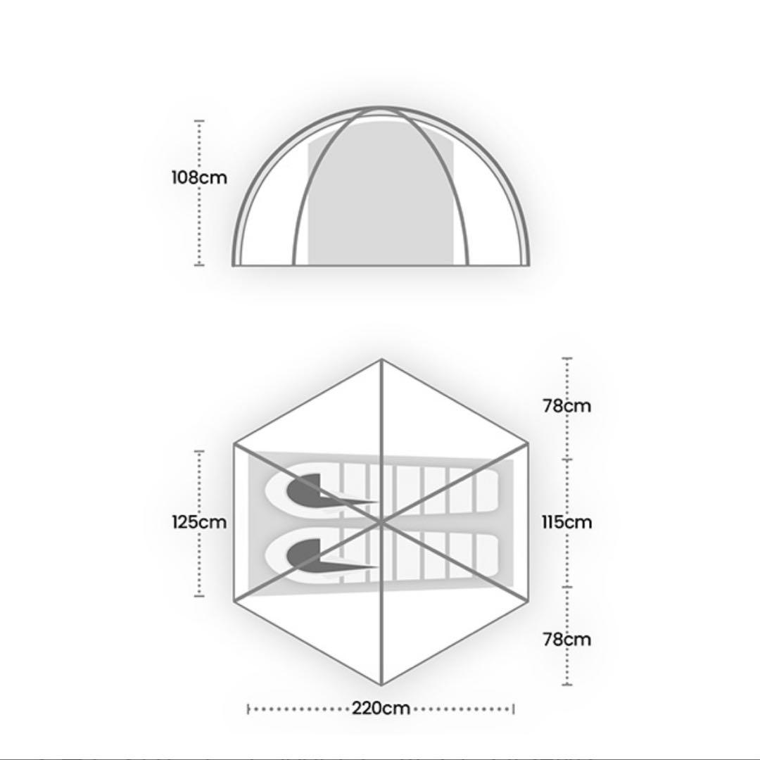 TERRA NOVA テラノヴァ テラノバ ボルトデュオ　2人用テント