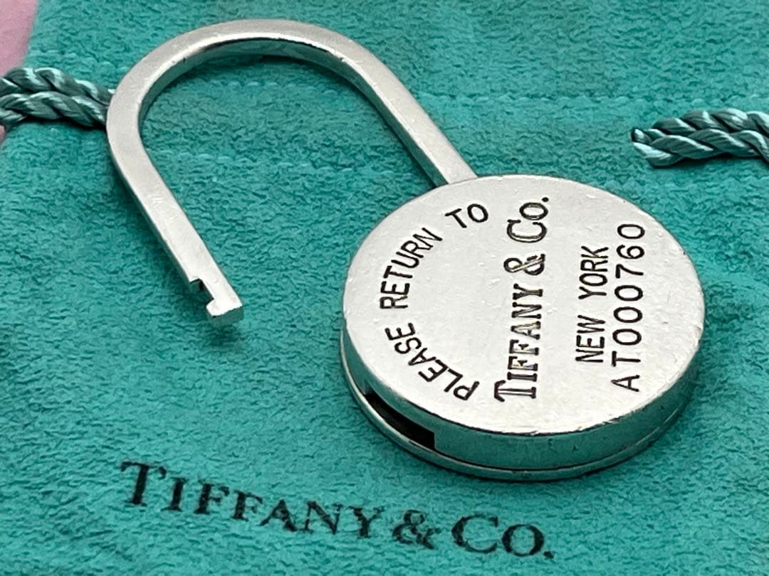h293 超希少　オールド　ティファニー　1999リターントゥ　NYキーリング