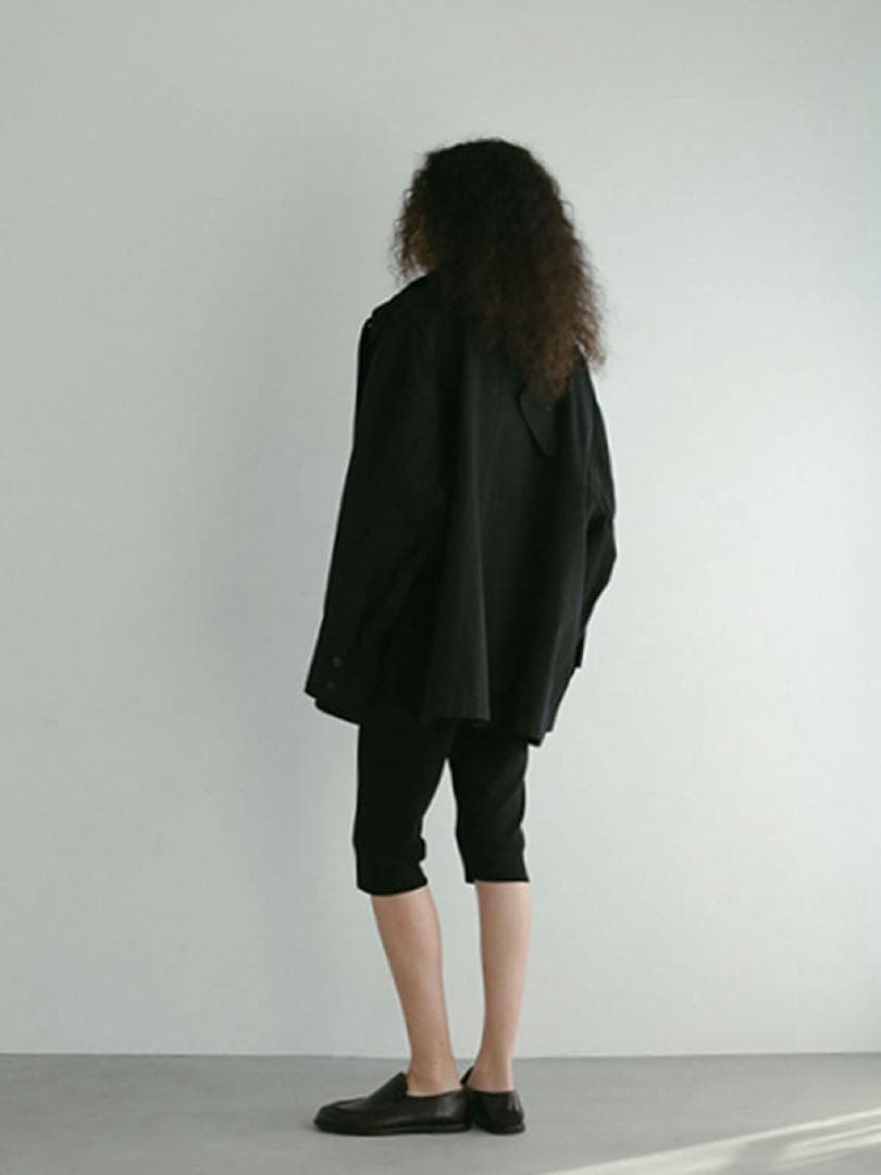 エトレ ETRE TOKYO 新品タグ付 ハイカウントミリタリーコート ブラック