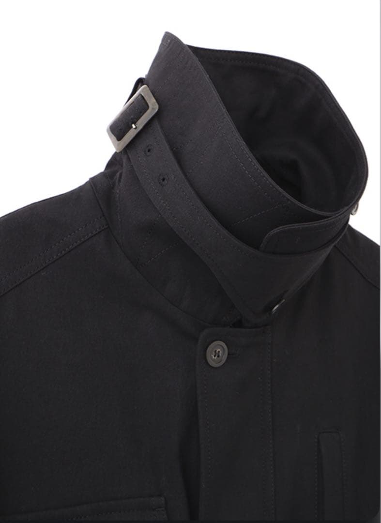 エトレ ETRE TOKYO 新品タグ付 ハイカウントミリタリーコート ブラック