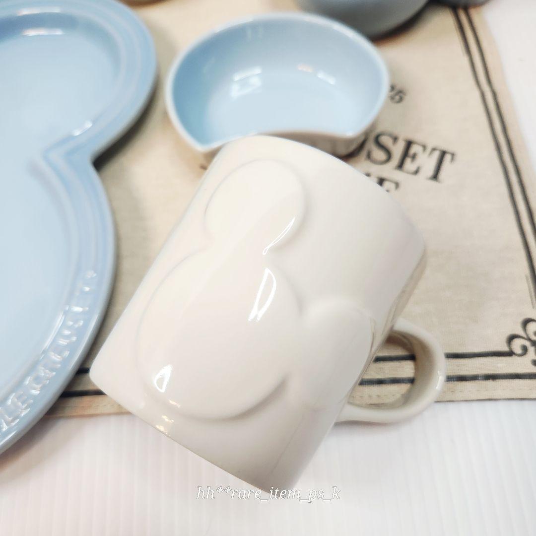 ルクルーゼ ミッキー コレクション テーブルウェアセット ミニディッシュ ブルー