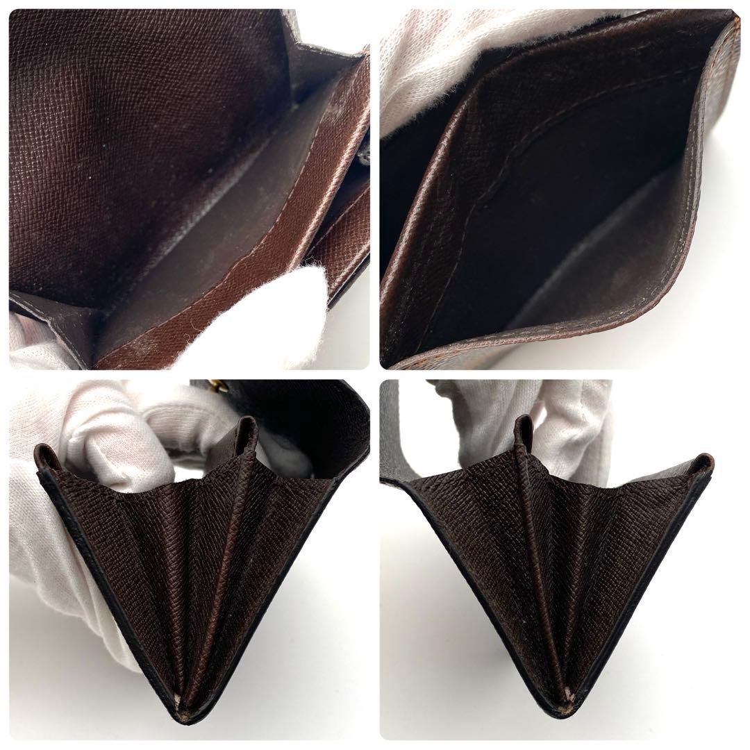 ルイヴィトン ダミエ ケース ポルトモネプラ エベヌ