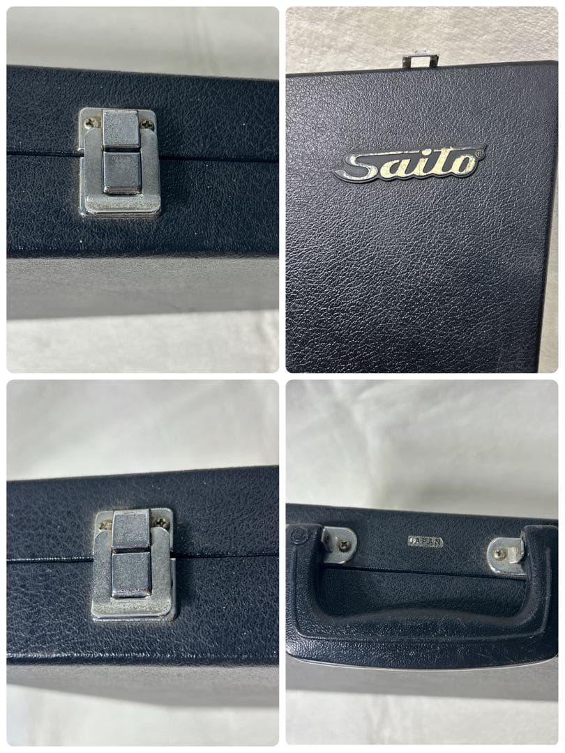SAITO サイトウ グロッケン　鉄琴　ハードケース一体型　ヴィンテージ
